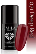 Lakiery hybrydowe - Semilac Lakier Hybrydowy Semilac 071 Deep Red  - 7 Ml 4788 - miniaturka - grafika 1
