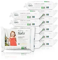 Chusteczki nawilżane - Naty by Nature Babycare ekologiczne chusteczki nawilżające 245074 - miniaturka - grafika 1