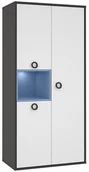 Szafy i szafki dla dzieci - Forte Szafa ubraniowa prawa Colors LORS821R - miniaturka - grafika 1