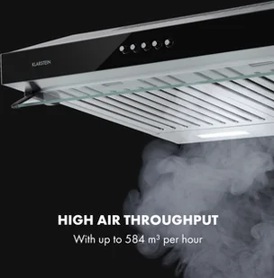 Klarstein Purista Americana TK15CH-Purista-A - Okapy kuchenne - miniaturka - grafika 4