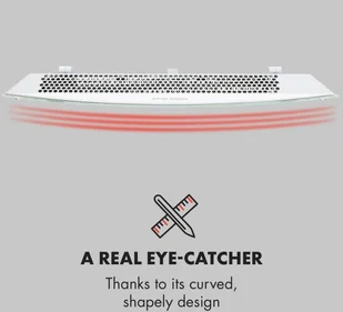 Klarstein Klarstein Bornholm Curved Smart, grzejnik konwekcyjny, 2000 W, sterowanie przy użyciu aplikacji, biały ACO7-BrnhlmCrvdSmrtW - Ogrzewanie przenośne - miniaturka - grafika 10