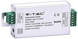 V-TAC Wzmacniacz Taśm LED RGB 5050 12V-144W 24V-288W VT-2407 - Akcesoria do oświetlenia - miniaturka - grafika 3