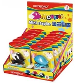 Zszywacze biurowe - Kangaro Zszywacz KEYROAD Mini+zszywki, zszywa do 20 kartek,, display, mix kolorów KR971302 - miniaturka - grafika 1