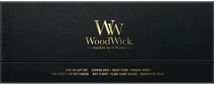 WoodWick Zesatw Xmas  3 Świece zapachowe WoodWick Core S - Evening Onyx - Solar Ylang - Costal Sunset 1699066E - Oświetlenie świąteczne - miniaturka - grafika 2