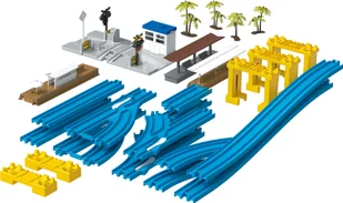 Dumica DUMICA Zestaw torów S1 - uzupełniający - Samochody i pojazdy dla dzieci - miniaturka - grafika 3