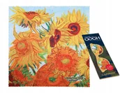 Etui na dokumenty i karty - VanGogh Słoneczniki Ściereczka Do Okularów prezent - miniaturka - grafika 1