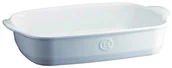 Formy do ciast - Emile Henry wysokiej jakości naczynie do zapiekania Gratin kształt wykonany z ceramiki mąki/biały 36 x 23 cm 2,94l Made in France EH119652 - miniaturka - grafika 1