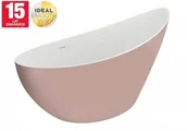 Wanny - Polimat Wanna akrylowa 180x80x67 cm wolnostojąca ZOE RÓŻ,15 LAT GWARANCJI 00410 - miniaturka - grafika 1