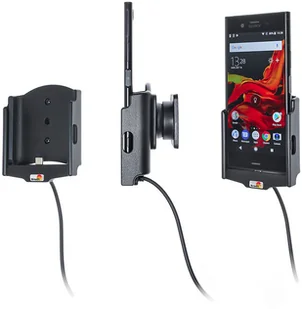 Brodit AB Uchwyt aktywny z kablem USB do Sony Xperia XZ1 721008 - Uchwyty samochodowe do telefonów - miniaturka - grafika 2