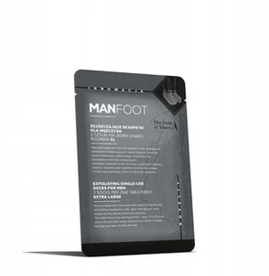 MANFOOT Złuszczające skarpetki dla mężczyzn rozmiar XL - Żele pod prysznic dla mężczyzn - miniaturka - grafika 3