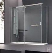 Kabiny prysznicowe - Huppe Vista pure 4-kąt 100x80 L VT0440C91322 - miniaturka - grafika 1