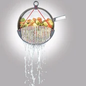 Sitka - Moha Sitko stalowe do odcedzania Flexinox MO-50409 - miniaturka - grafika 1