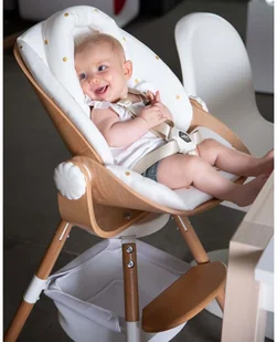 CHILDHOME Ochraniacz do siedziska Newborn Jersey Gold Dots - Krzesełka do karmienia - miniaturka - grafika 7