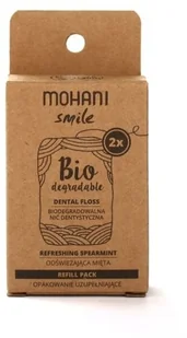 MOHANI (kosmetyki) NIĆ DENTYSTYCZNA BIODEGRADOWALNA MIĘTOWA UZUPEŁNIENIE 2 x 30 m - MOHANI BP-5902802721044 - Nici dentystyczne - miniaturka - grafika 2