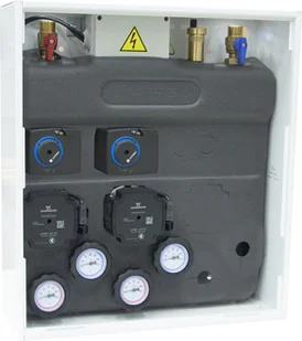 Afriso Zestaw mieszający PrimoBox AZB 255 w szafce, 2x zawór obrotowy z siłownikiem ARM 141 - Akcesoria hydrauliczne - miniaturka - grafika 2