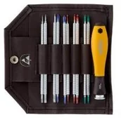 Śrubokręty - Wiha Zestaw wymiennych kling Wiha System 4 ESD 2691 T11 ESD 31499 ESD płaski krzyżakowy Phillips TORX wewnętrzny sześciokąt 11 szt System 4 ESD 2691 T11 ESD - miniaturka - grafika 1