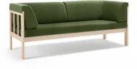 Sofy i kanapy - AJ Produkty Sofa 3-osobowa KIM, tkanina Medley, zieleń mchu - miniaturka - grafika 1