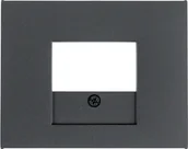 Gniazdka elektryczne - Berker K1 antracyt płytka do gniazda głośnikowego B_10357006 - miniaturka - grafika 1