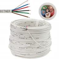 Przewody elektryczne - Bitner Przewód kabel alarm domofon Ytdy 6x0,5 100m - miniaturka - grafika 1