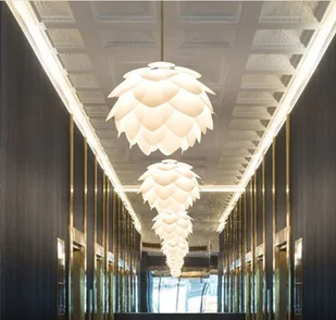 ABIGALI Lampa wisząca Szyszka Abigali Pine Cone ABIGALI-CHUW-E27 - Lampy sufitowe - miniaturka - grafika 2