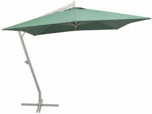vidaXL Parasol ogrodowy, wiszący, 300 x cm, aluminiowy, zielony - Parasole ogrodowe - miniaturka - grafika 2