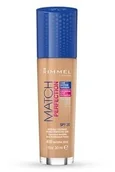 Podkłady do twarzy - Rimmel Match Perfection 24H Moisture SPF20 400 Natural Beige 30ml 37788-uniw - miniaturka - grafika 1