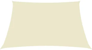 vidaXL Prostokątny żagiel ogrodowy z tkaniny Oxford, 6x7 m, kremowy vidaXL - Parasole ogrodowe - miniaturka - grafika 4