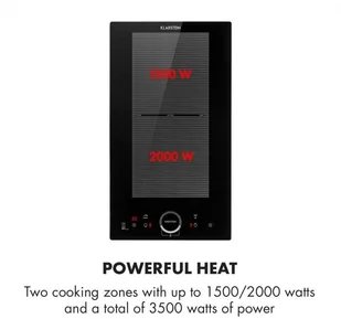 Płyta elektryczna do zabudowy Klarstein CP4-Delicatessa-Slim - Płyty elektryczne do zabudowy - miniaturka - grafika 4