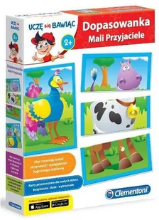 Clementoni Dopasowanka Mali Przyjaciele 60039 - Gry planszowe - miniaturka - grafika 4