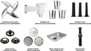 Lund MASZYNKA DO MIELENIA MIĘSA 1200W 4W1 67901 ZYSKAJ RABAT 30 ZŁ 67901 - Maszynki do mielenia gastronomiczne - miniaturka - grafika 15