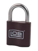 Kłódki - LOB Kłódka pałąkowa KZ 30 mm znal - miniaturka - grafika 1