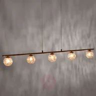 Lampy sufitowe - Paul Neuhaus Oświetlenie GRETA Lampa Wisząca Rudy, 5-punktowe 2040-48 - miniaturka - grafika 1