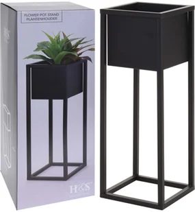 Kwietnik, czarny, 60 cm - Kwietniki Kwietnik, czarny, 60 cm - Kwietniki - miniaturka - grafika 2