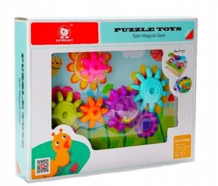 Brimarex Top Bright Kreatywna mozaika koła zębate - Zabawki kreatywne - miniaturka - grafika 2