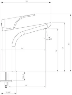 Deante Hiacynt BQH 021K - Baterie umywalkowe - miniaturka - grafika 4