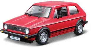 Bburago Volkswagen Golf MK! GTI 1979 Red 1:24 - Samochody i pojazdy dla dzieci - miniaturka - grafika 2