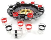 Pozostałe akcesoria barmańskie - IsoTrade Imprezowa ruletka + kieliszki ISOTRADE, czarna - miniaturka - grafika 1