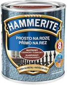 Farby do metalu - Hammerite Farba do metalu Prosto Na Rdzę młotkowy czerwony tlenkowy 0 7 l - miniaturka - grafika 1