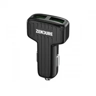 Ładowarki i akumulatory - ZENDURE ZENDURE Ładowarka samochodowa 2xUSB QC 3.0 czarna - miniaturka - grafika 1