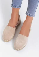Espadryle damskie - Renee Beżowe Espadryle Specialty - miniaturka - grafika 1