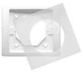 Klawisze i ramki - Kontakt Simon Kontakt_Simon Ramka 1-krotna NEOS do wersji bryzgoszczelnej IP44 z uszczelką biały BMRC1B/11 - miniaturka - grafika 1