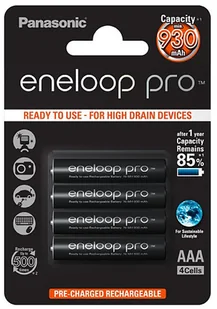 Panasonic ENELOOP AAA 900 mAh 500CYKLI 4SZT (154020) - Ładowarki i akumulatory Panasonic ENELOOP AAA 900 mAh 500CYKLI 4SZT (154020) - Ładowarki i akumulatory - miniaturka - grafika 5