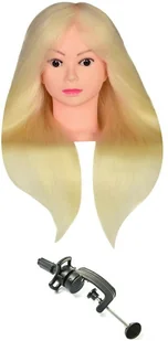 ArtykuŁy jednorazowe Główka Fryzjerska 55 długi jasny blond cięcie upięcie GT-55-J-BLOND-SYNTETYK - Pozostałe akcesoria fryzjerskie - miniaturka - grafika 2