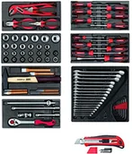 Klucze i nasadki - Gedore Red r21010000 zestaw narzędzi w modułów z pianki, 81-częściowy - miniaturka - grafika 1