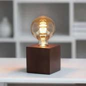 Lampy stojące - Spotlight Trongo Square Nocna Spot-Light 7171976 Drewno Bukowe - miniaturka - grafika 1