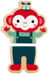 Janod 8 BABY FOREST MAGNETS - Klocki - miniaturka - grafika 6