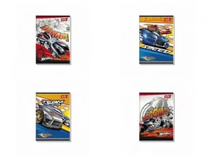 St. Majewski Papier Zeszyt A5 16k. MAJEWSKI Hot Wheels kratka ZT37STR - Zeszyty szkolne - miniaturka - grafika 2