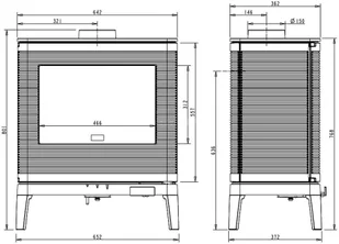 Ekoprojekt 868 Piec wolnostojący Invicta 9kW Kazan kolor emalia antracyt 86876403 - Piece wolnostojące Ekoprojekt 868 Piec wolnostojący Invicta 9kW Kazan kolor emalia antracyt 86876403 - Piece wolnostojące - miniaturka - grafika 2