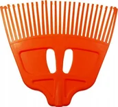 Grabie i motyki - Ramp grabie plastikowe do liści pomarańczowe nieoprawione XL RG4-P RG4-P - miniaturka - grafika 1