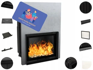 Wkład kominkowy kominek Amelia Gilotyna 25 - Wkłady kominkowe - miniaturka - grafika 4